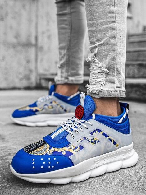Sneakers de hombre azul OZONEE G/2020