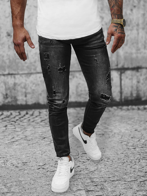 Vaquero de hombre negras OZONEE NB/MP0016NZ