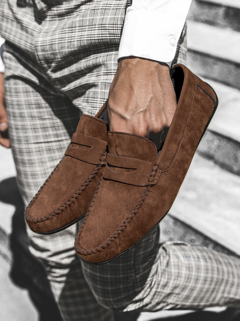 Zapatillas Slip-On de hombre marrón T/125