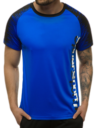 Camiseta de hombre azul OZONEE JS/KS2069