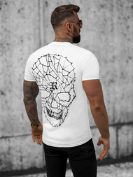 Camiseta de hombre blanco OZONEE NB/MT3027