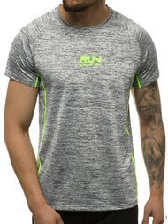 Camiseta de hombre gris OZONEE JS/KS2101