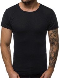 Camiseta de hombre negro OZONEE JS/NB003