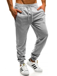 OZONEE J/8088 Pantalón de chándal jogger de hombre gris