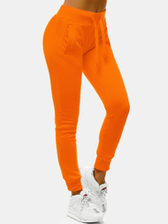 Pantalón de chándal para mujer naranja OZONEE JS/CK01/32
