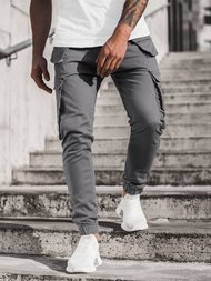 Pantalón jogger de hombre gris OZONEE G/2788