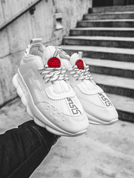 Sneakers de hombre blancos OZONEE G/2020